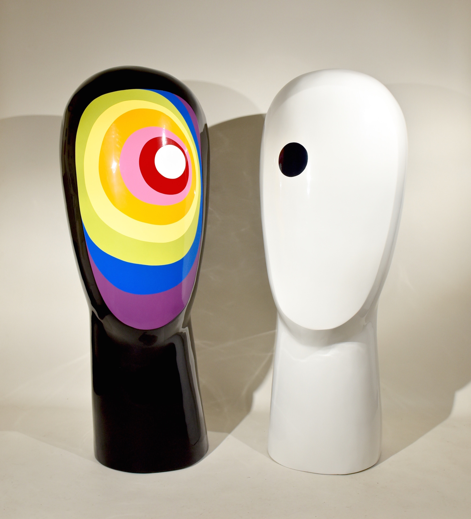 Yin Yang Resin (200x190x100cm) by Sam Shendi